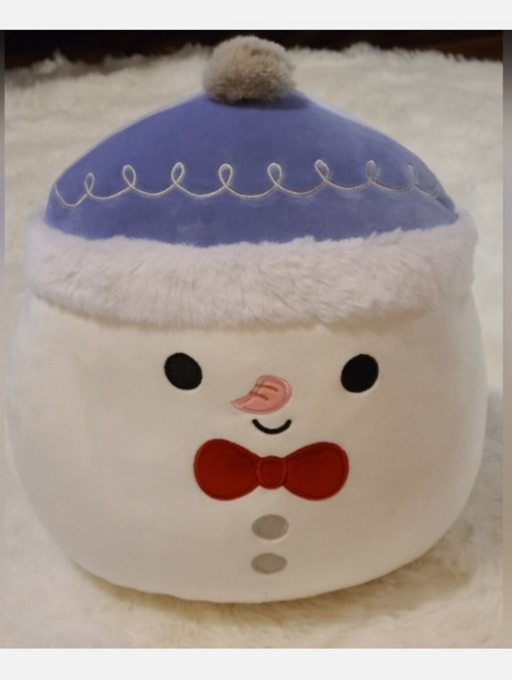 Squishmallows Manny the Snowman 14" Large Holiday Plush